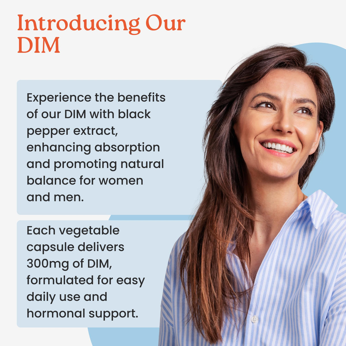 NewLife Naturals DIM 300 ملجم - توازن هرموني للنساء والرجال | تكفي لمدة 60 يومًا