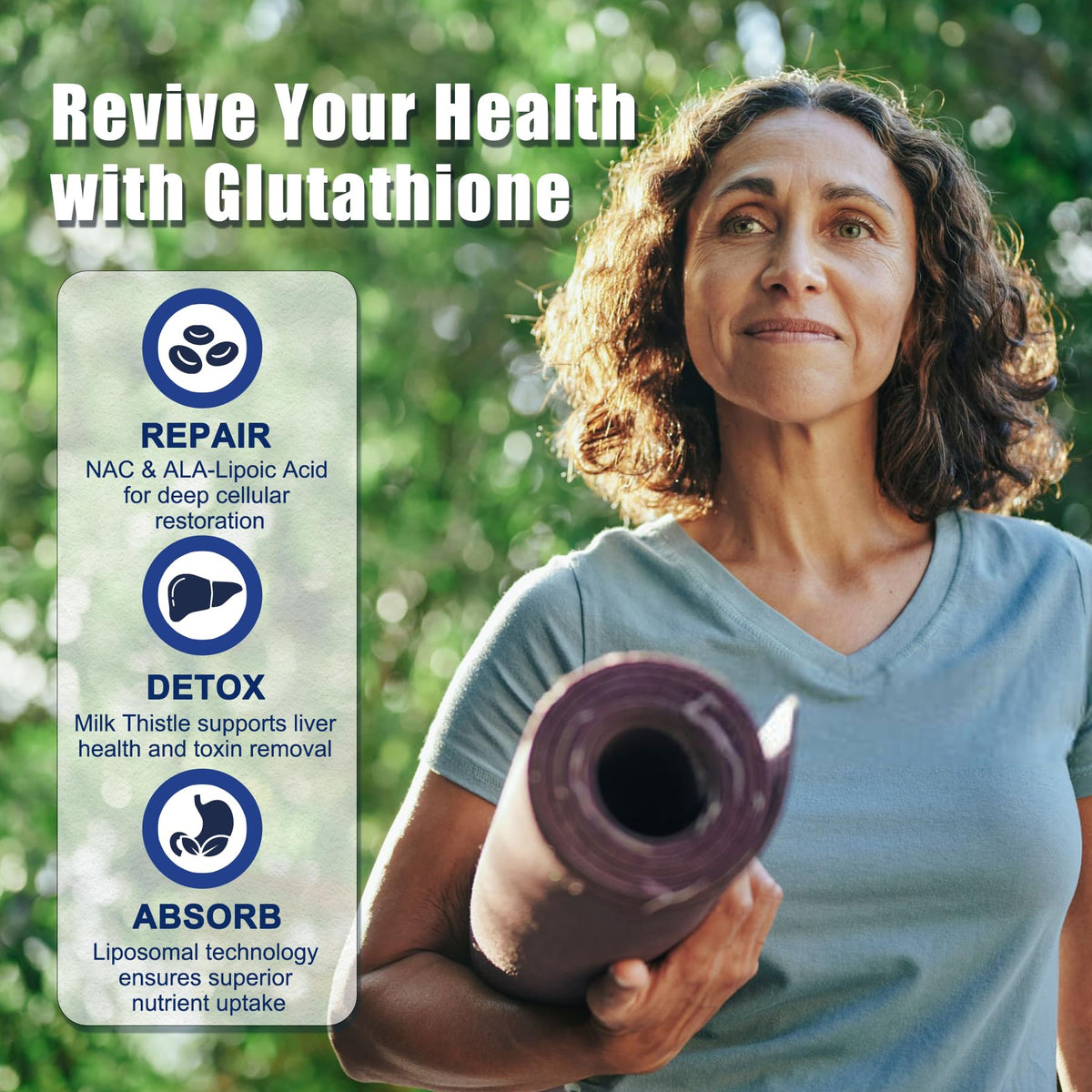 Nextdia Liposomal Glutathione Gummies 1100mg β Vegan, Immune Support & Anti-Aging, 60 Count