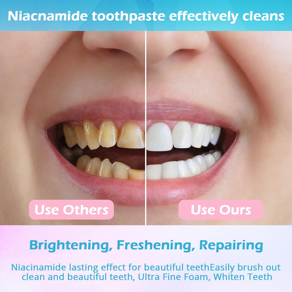Niacinamide Whitening Toothpaste β 3 Pack Mint | YanxiananYagao