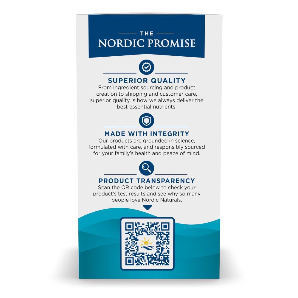 Nordic Naturals Ultimate Omega 2X بنكهة الليمون – أوميغا 3 عالية الفعالية، 180 كبسولة هلامية (EPA و DHA)
