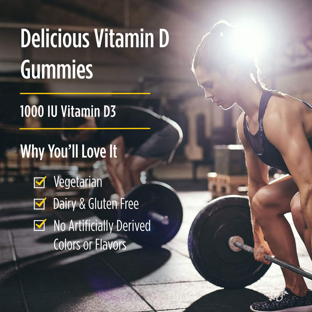 Nordic Naturals Vitamin D3 Gummies Sport - توت بري، 1000 وحدة دولية | معتمد من NSF