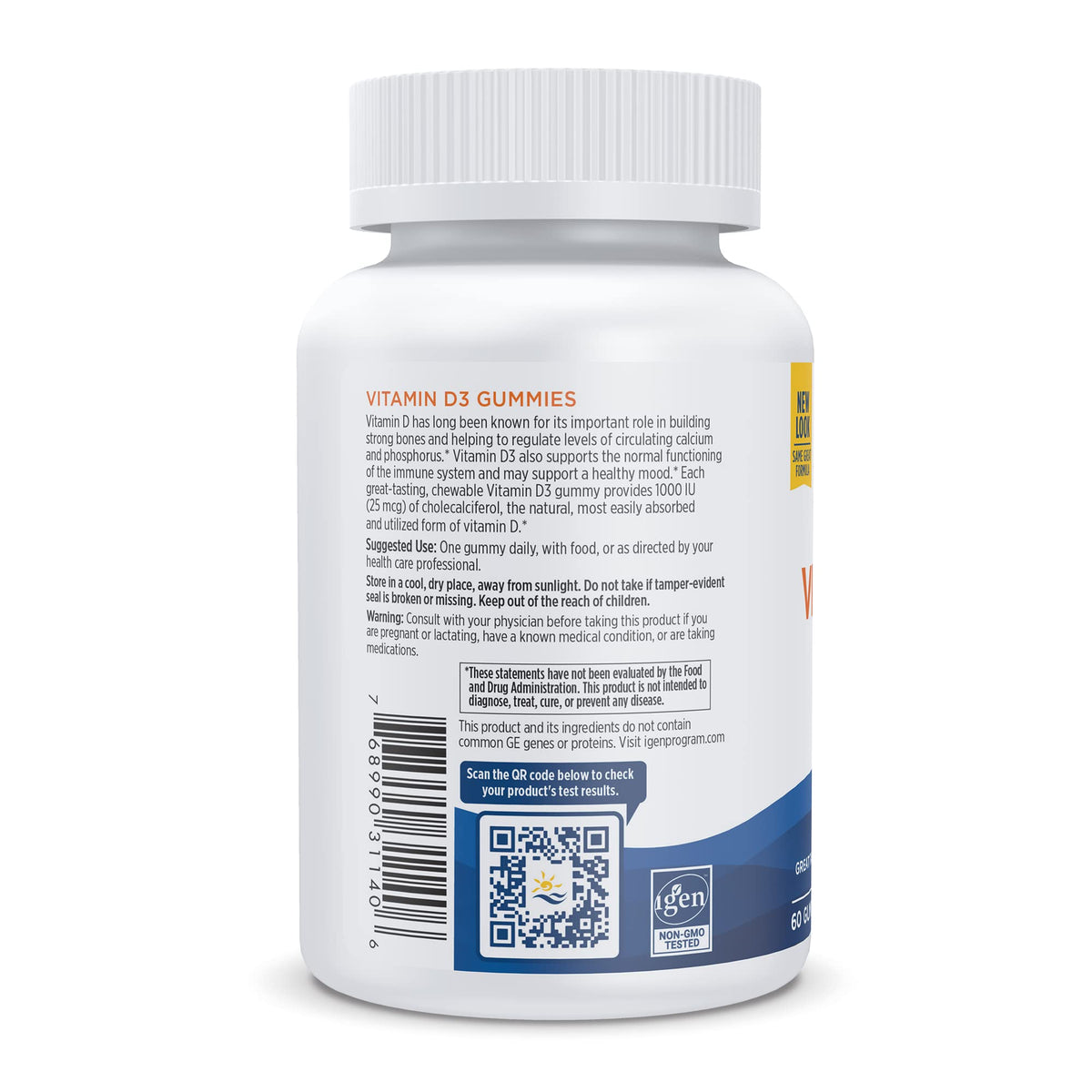 Nordic Naturals Vitamin D3 Gummies, Wild Berry – 60 Gummies | 1000 IU