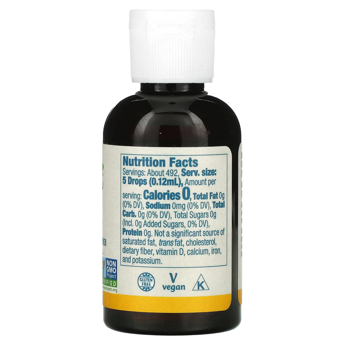 NOW Foods Better Stevia Lemon Twist – مُحلٍّ سائل خالٍ من السعرات الحرارية، 2 أونصة
