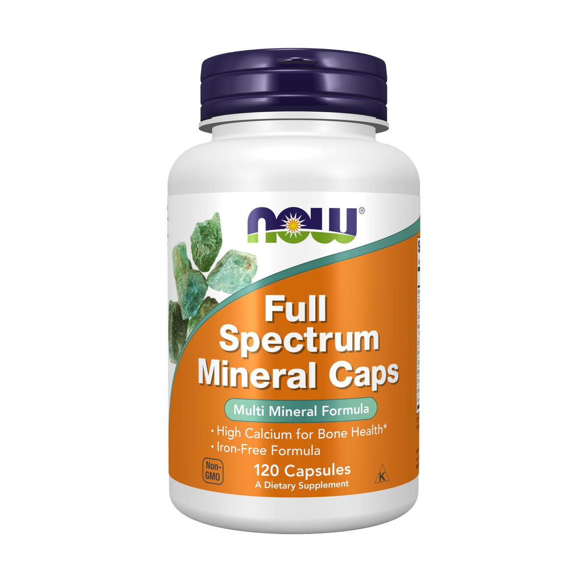 NOW Supplements Full Spectrum Mineral Caps β Multi Mineral Formula, 120 Veg Capsules