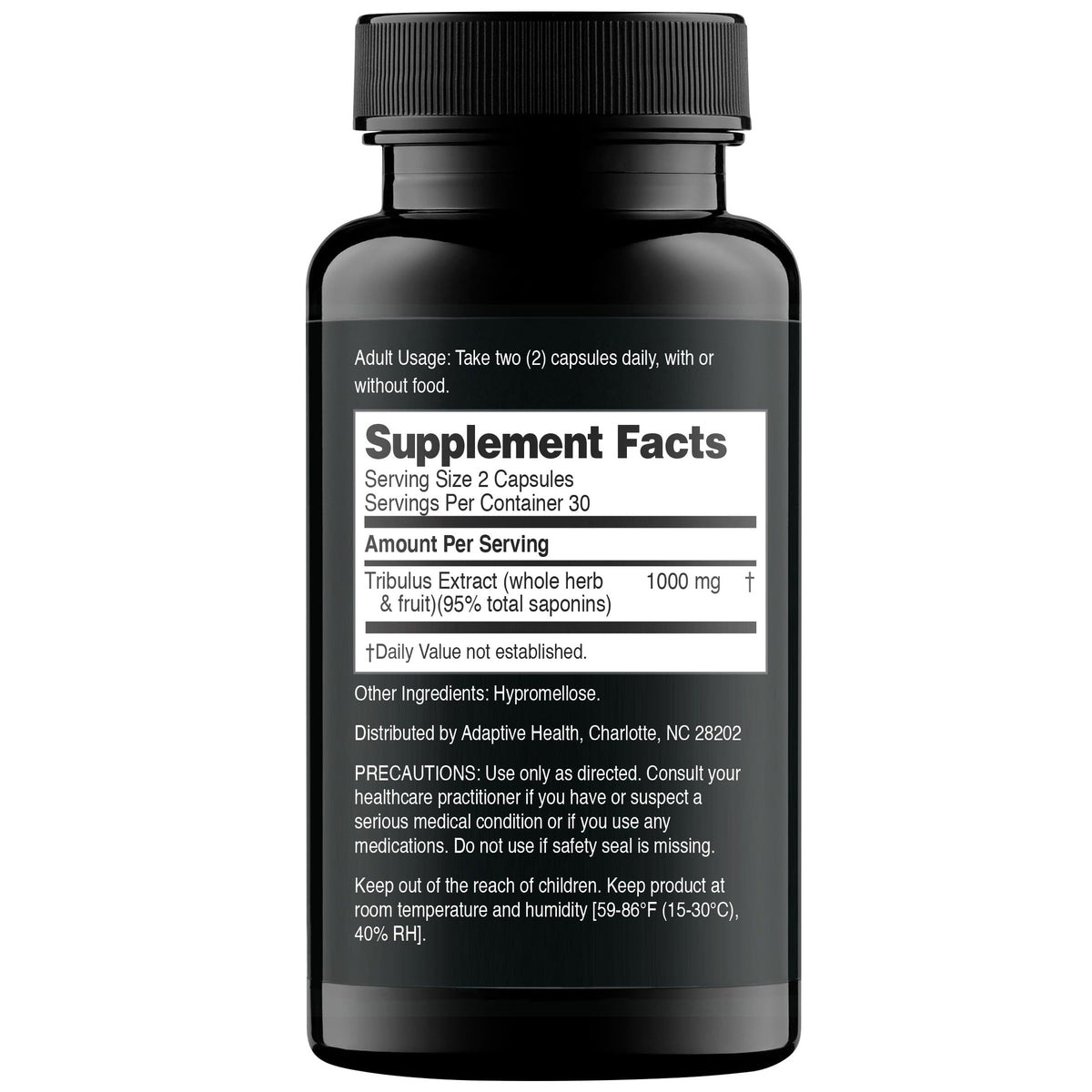 Nugenix Essentials Tribulus Terrestris للرجال - مستخلص 95% إجمالي الصابونين، قوة عالية 1000 ملجم، قوة إضافية، 60 كبسولة
