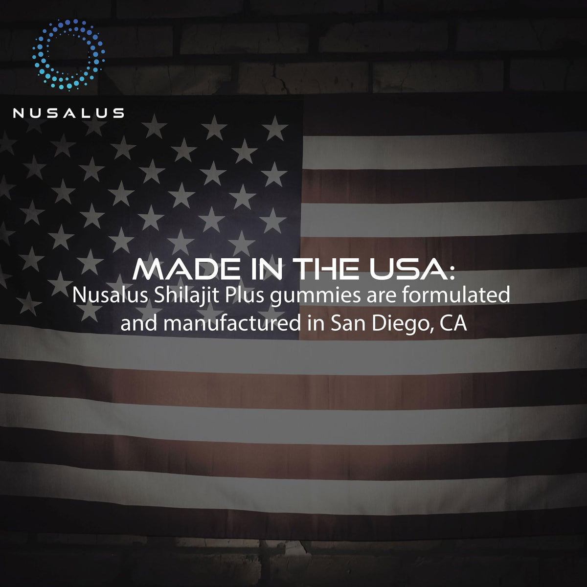 Nusalus Shilajit Plus Gummies β 5-in-1 Adaptogen Energy & Focus (Vegan, Made in USA)