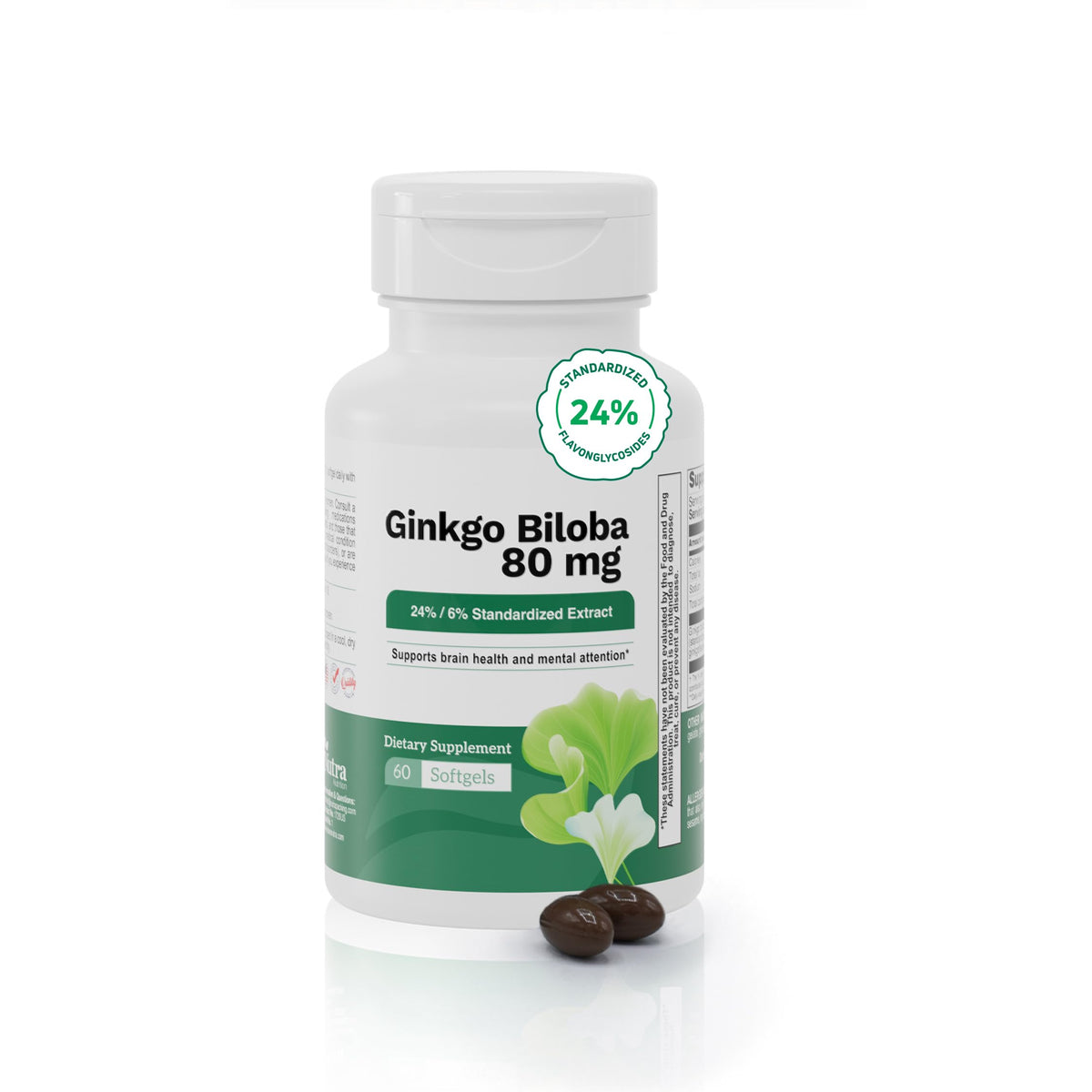 Nutra Nutrition الجنكة بيلوبا 80 ملغ – دعم الإدراك والذاكرة