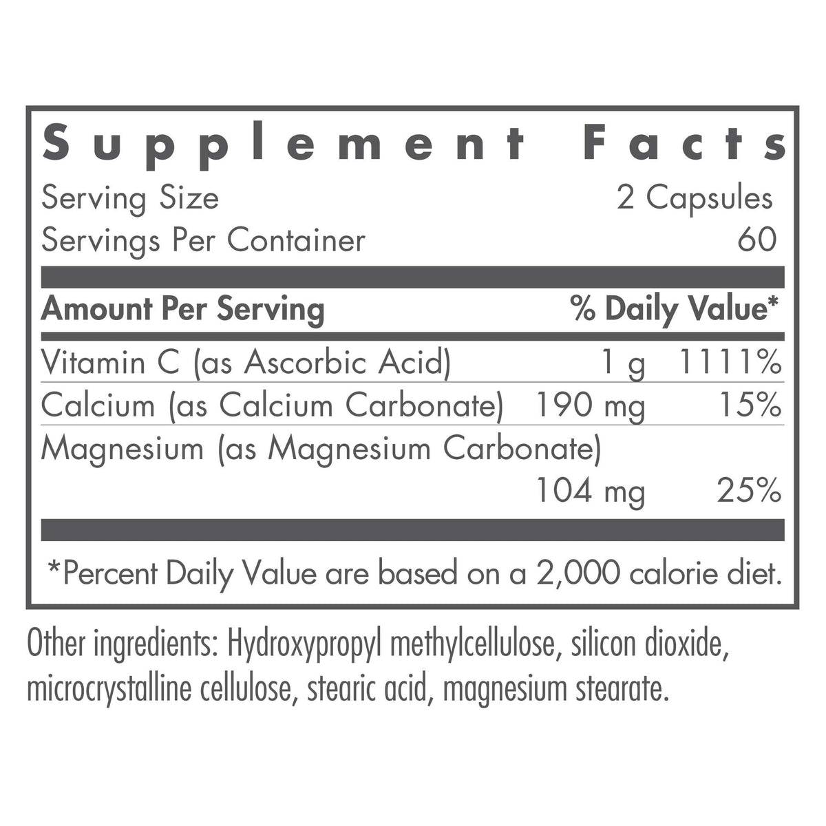 Nutricology Buffered Vitamin C - مضاد للأكسدة مع الكالسيوم والمغنيسيوم | 120 كبسولة