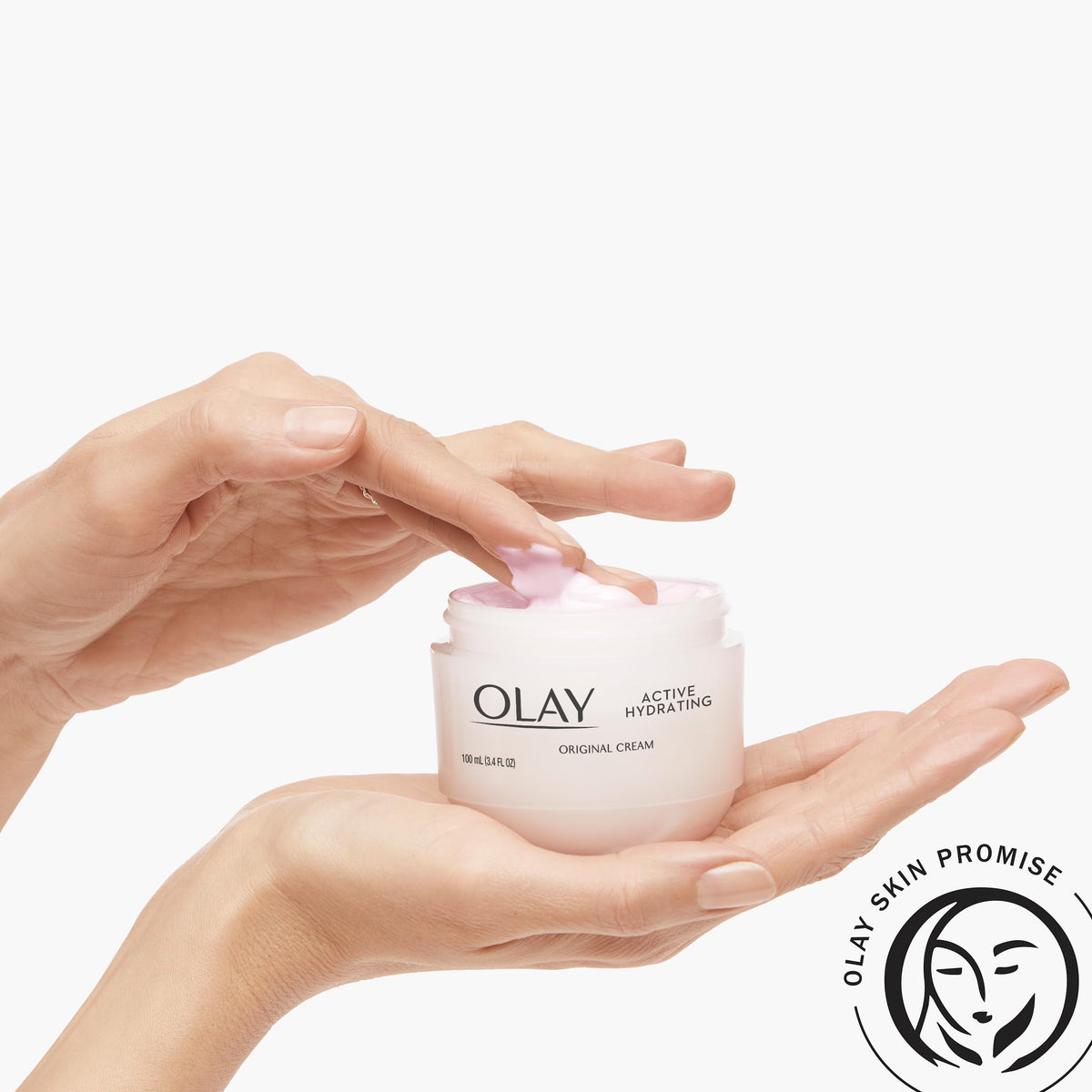 Olay Active Hydrating Cream β Face Moisturizer, 3.4 fl oz | 48-Hour Hydration