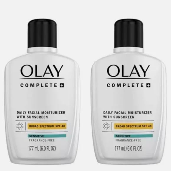 OLAY Complete Daily Facial Moisturizer with SPF 40 β 2-Pack