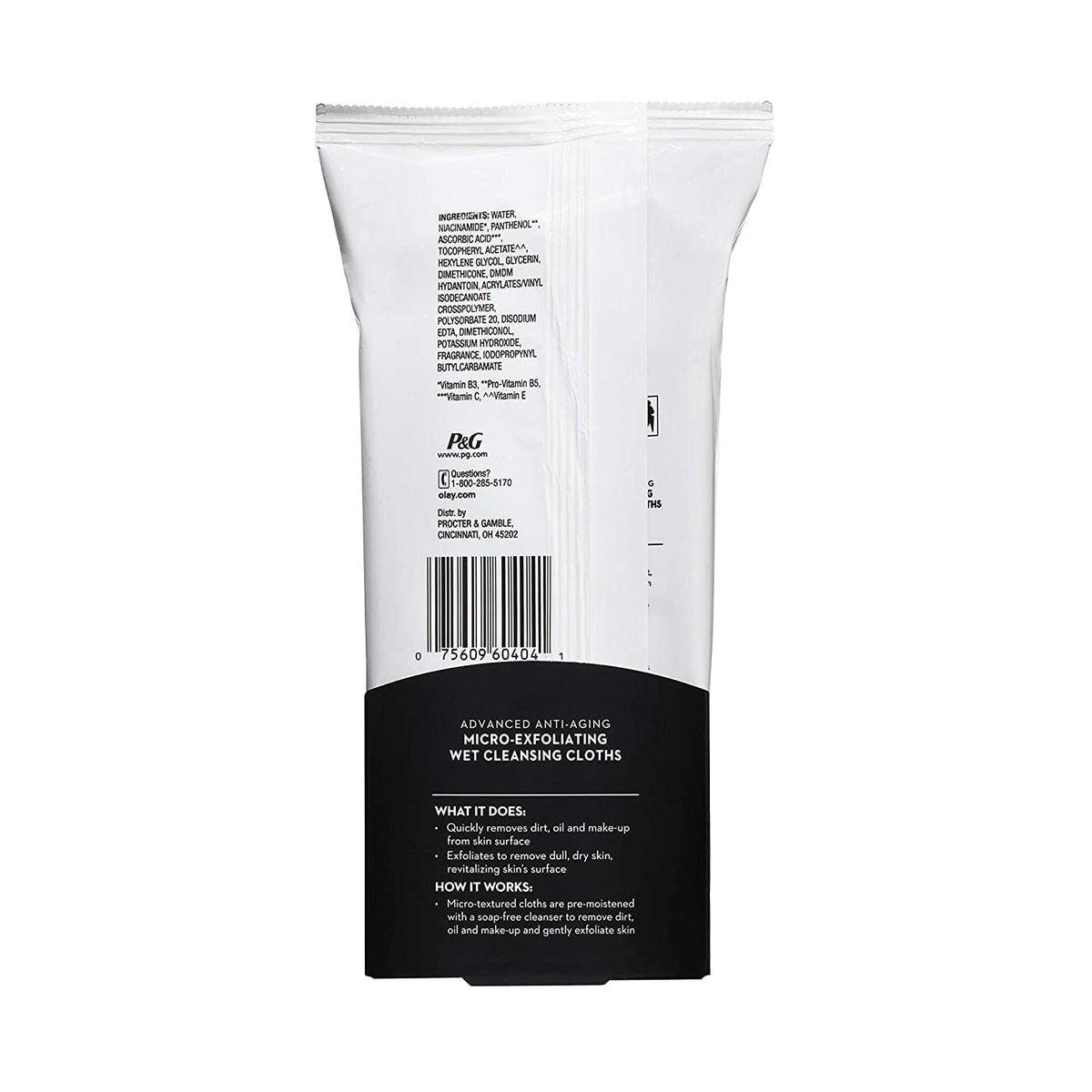 OLAY Regenerist Advanced Anti-Aging Micro-Exfoliating Cleansing Cloths — 4 Pack
