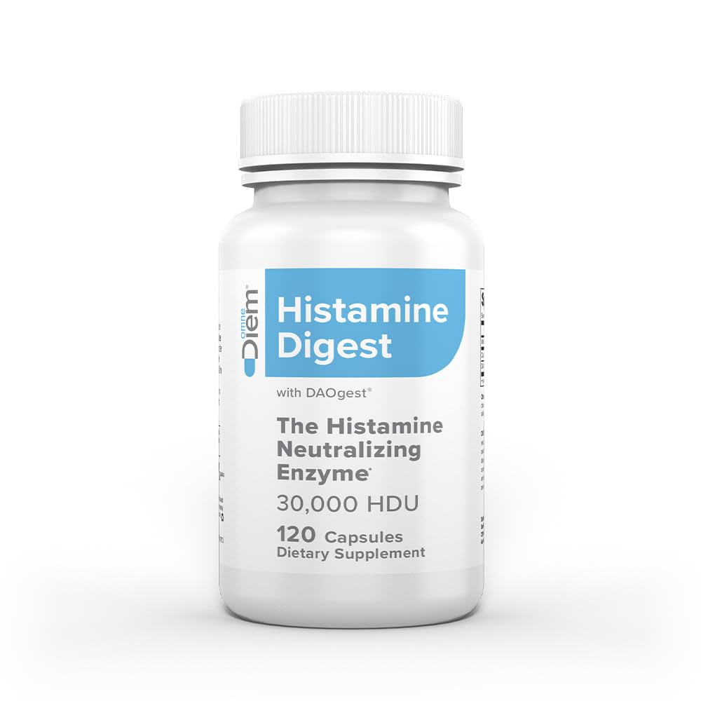 Omne Diem Histamine Digest DAO 30,000 HDU – 120 كبسولة لدعم الهيستامين