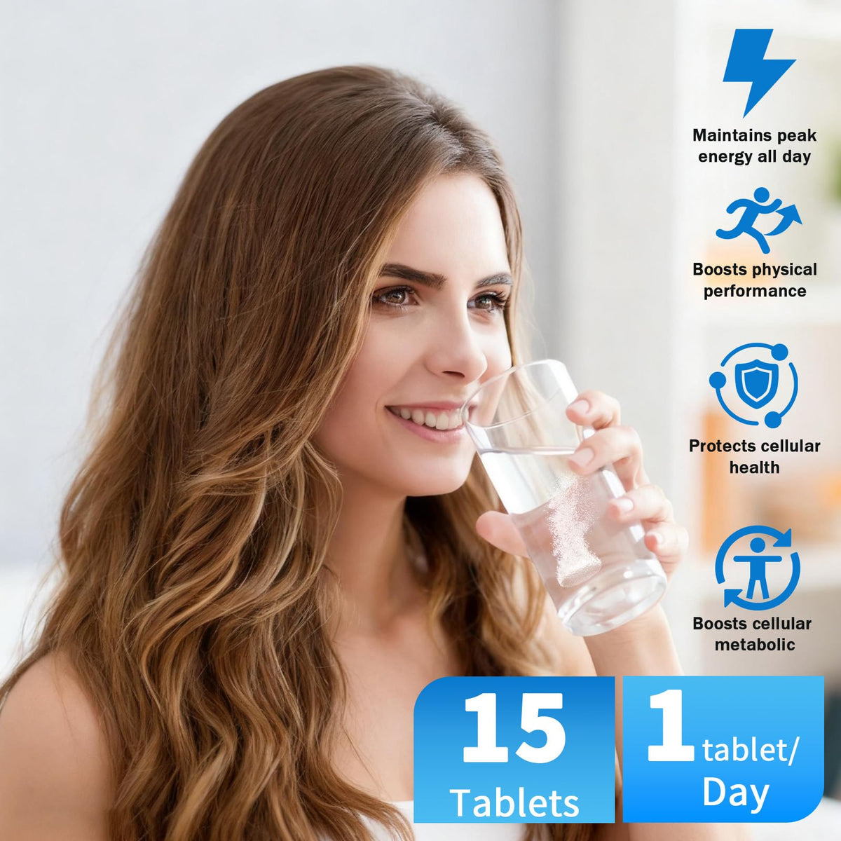 Hydrogen Water Tablets 12ppm with Magnesium β High-Concentration H2 for Brain Health