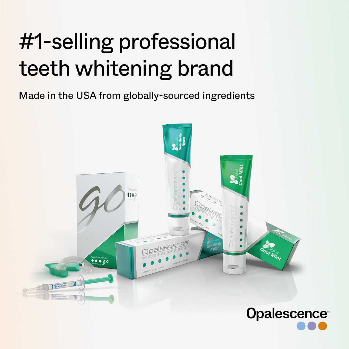 Opalescence Teeth Whitening Strips β 12 Treatments, 10% Hydrogen Peroxide, Enamel Safe