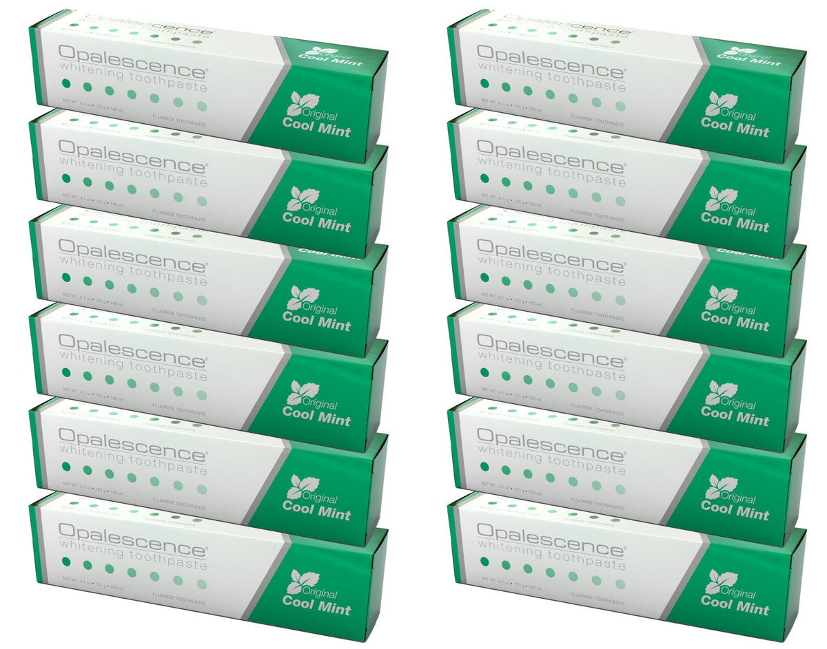 Opalescence Whitening Toothpaste - Pack of 12 (4.7 oz) Cool Mint