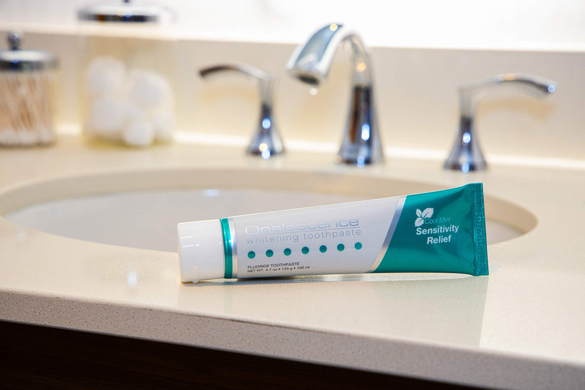 Opalescence Whitening Toothpaste for Sensitive Teeth - Mint Flavor, Gluten Free - 3 Pack