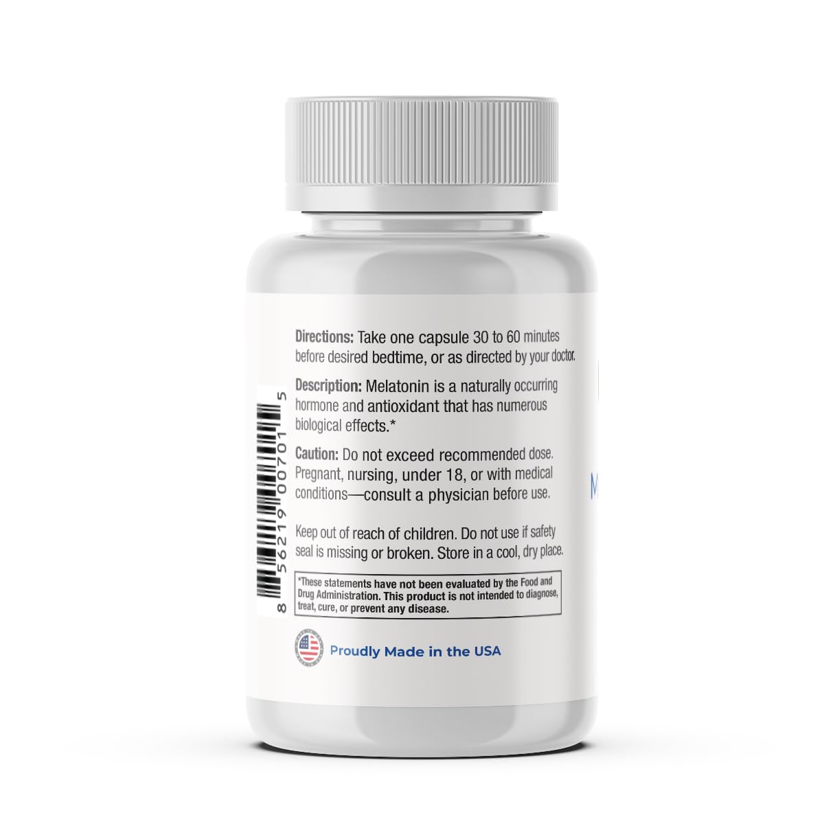 Perfect Vitamin Products Melatonin MAX 60mg - Vegano, Non OGM, Senza Glutine (Confezione da 3)
