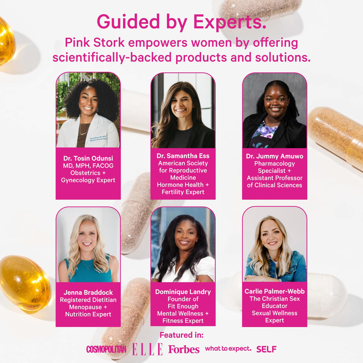 Pink Stork Vitamin B6, Ginger & Electrolyte Capsule – GLP1 Support & Gentle Digestive Balance