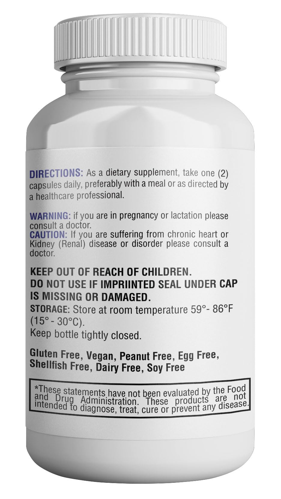 Integratore di potassio 365 Health 1020 mg | Bicarbonato di potassio | Non OGM | Senza glutine | Prodotto negli Stati Uniti | 120 capsule vegetariane