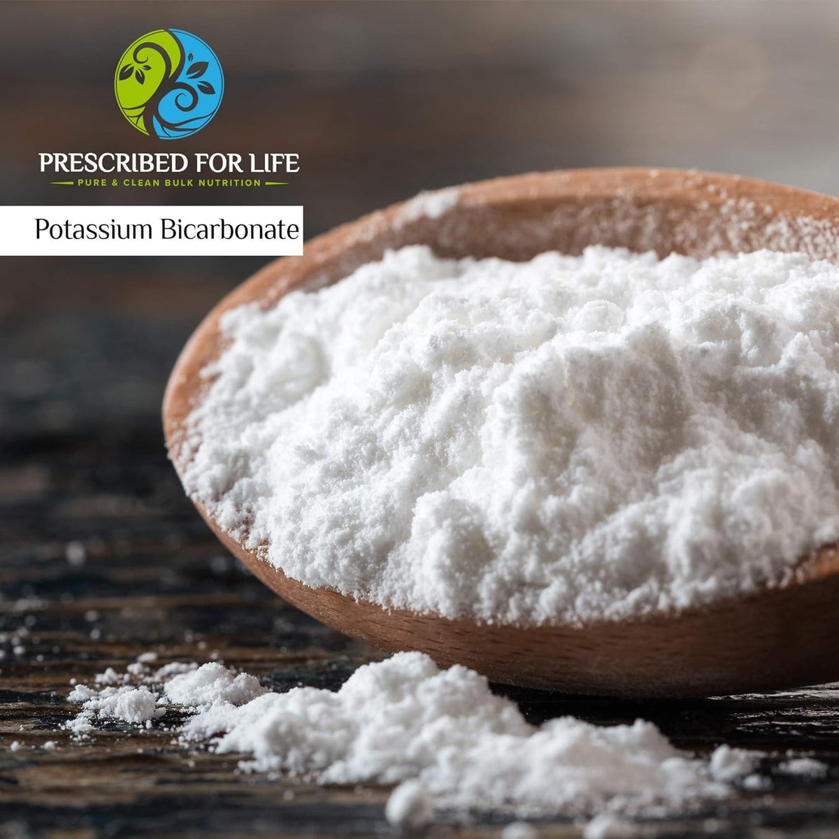 Bicarbonato di Potassio in Polvere - Puro Grado USP 450g | Prescritto per la Vita