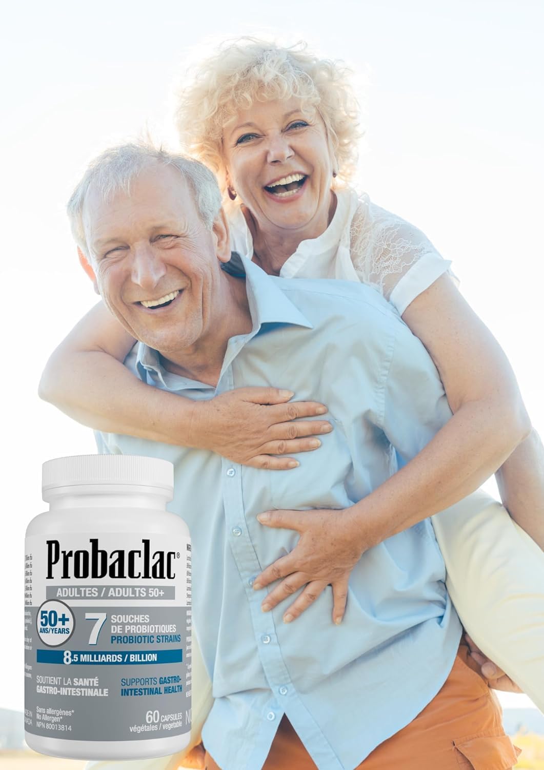 Probaclac Probiotics for 50+ β GI Health & Bloating Relief | 7 Strains
