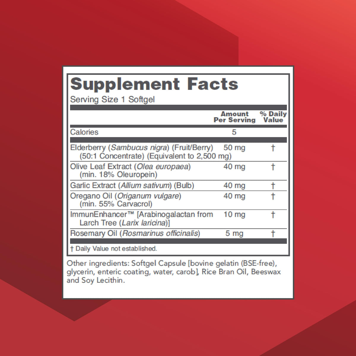 Protocol A-Biotic Immune Support β Garlic with Elderberries & Botanicals, 60 Softgels (Dairy & Egg Free)