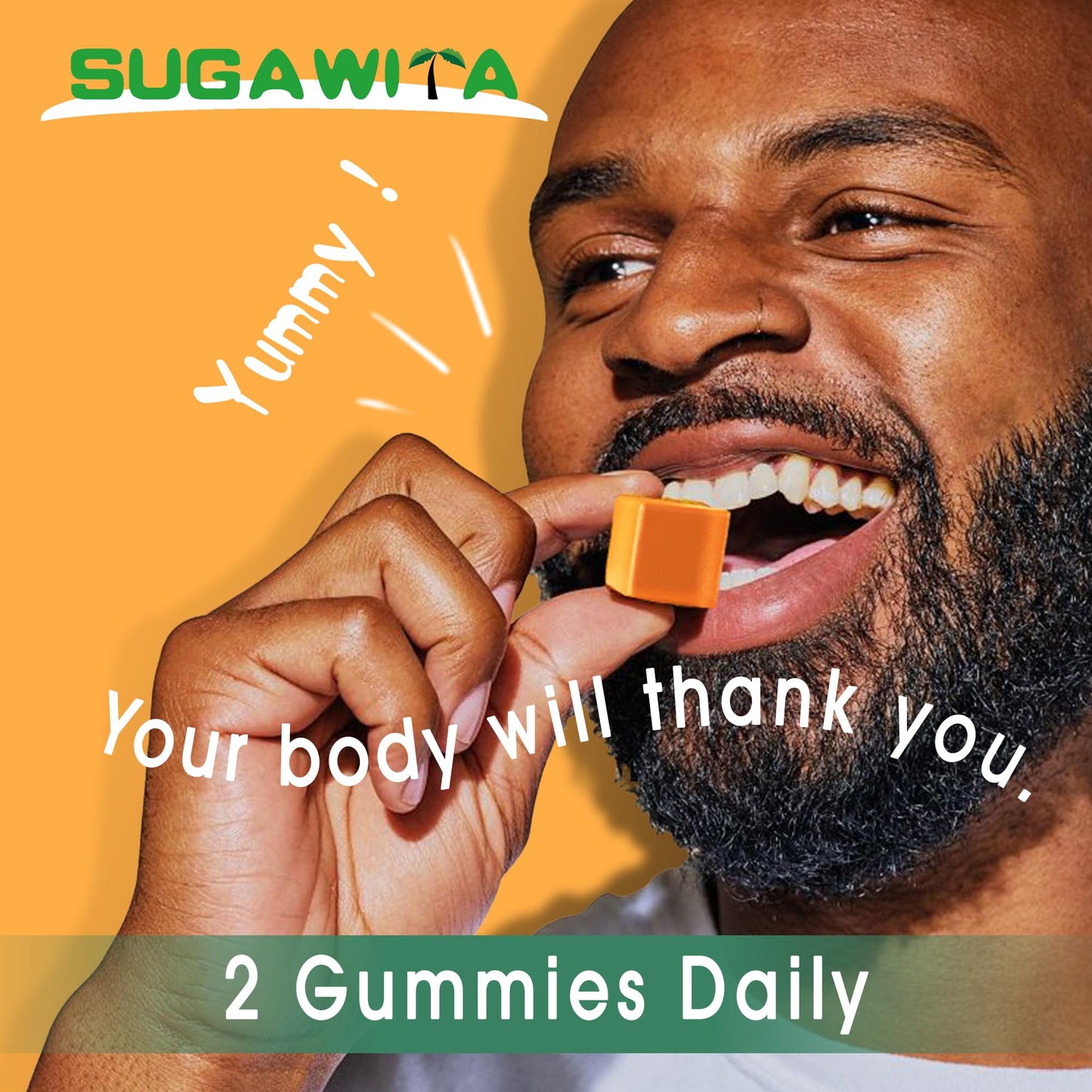 Pumpkin Seed Oil with Saw Palmetto Gummies – Organic, Sugar-Free, Vegan, 60 Gummies