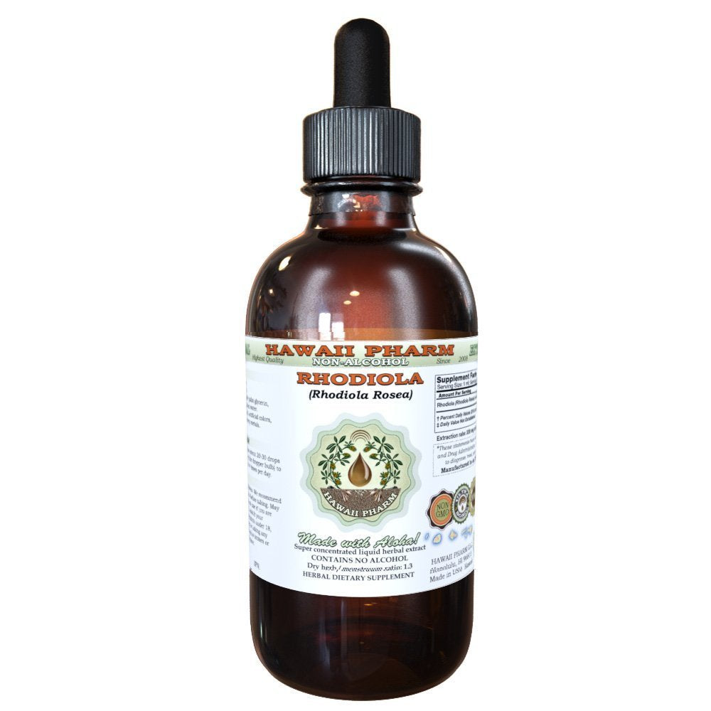 Rhodiola Alcohol-Free Liquid Extract β Organic Rhodiola Rosea Glycerite 2 oz