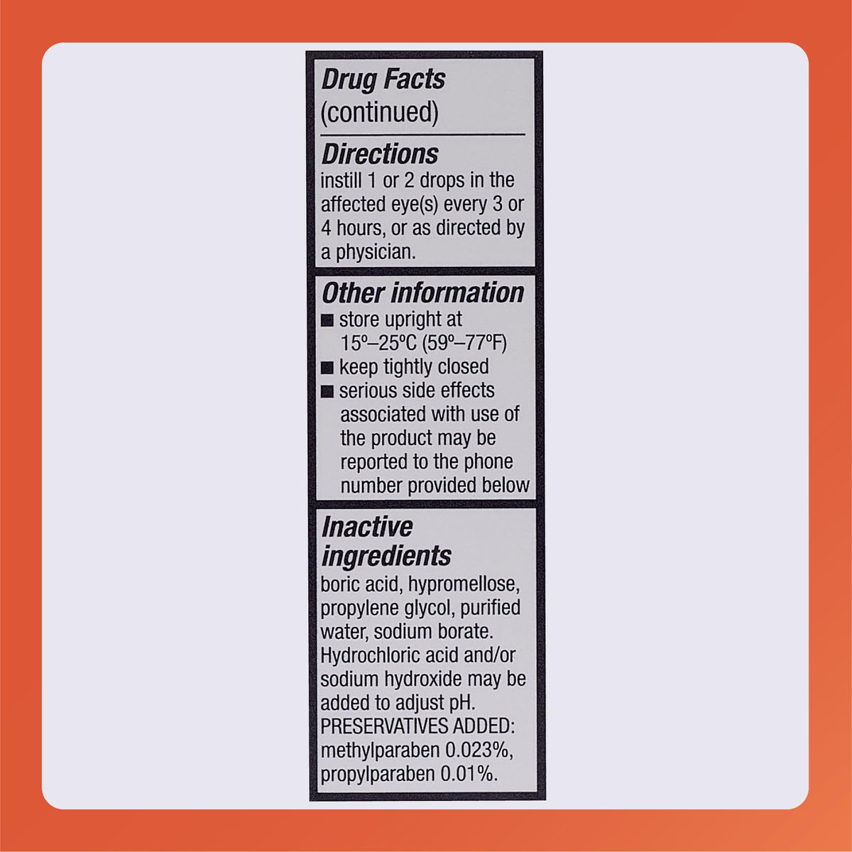 Rugby Laboratories Sodium Chloride 5% Hypertonicity Ophthalmic Drops – Alcohol-Free, 0.5 fl oz