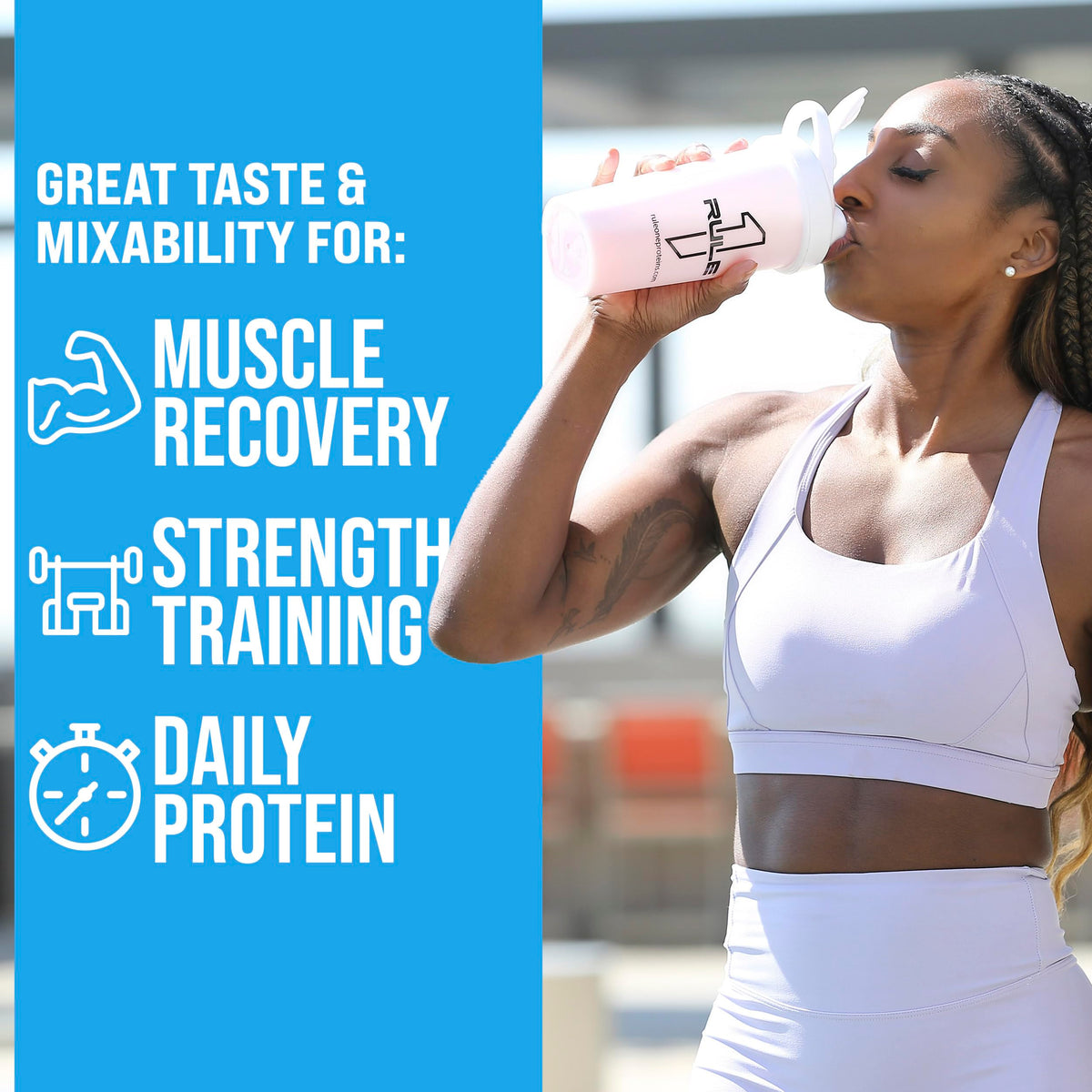 Proteine del siero del latte Rule 1 – 24g di Proteine ad Azione Rapida da Fonti Esclusivamente del Siero del Latte con EAA e BCAA Naturalmente Presenti (4,5 kg, gusto Gelato alla Vaniglia)