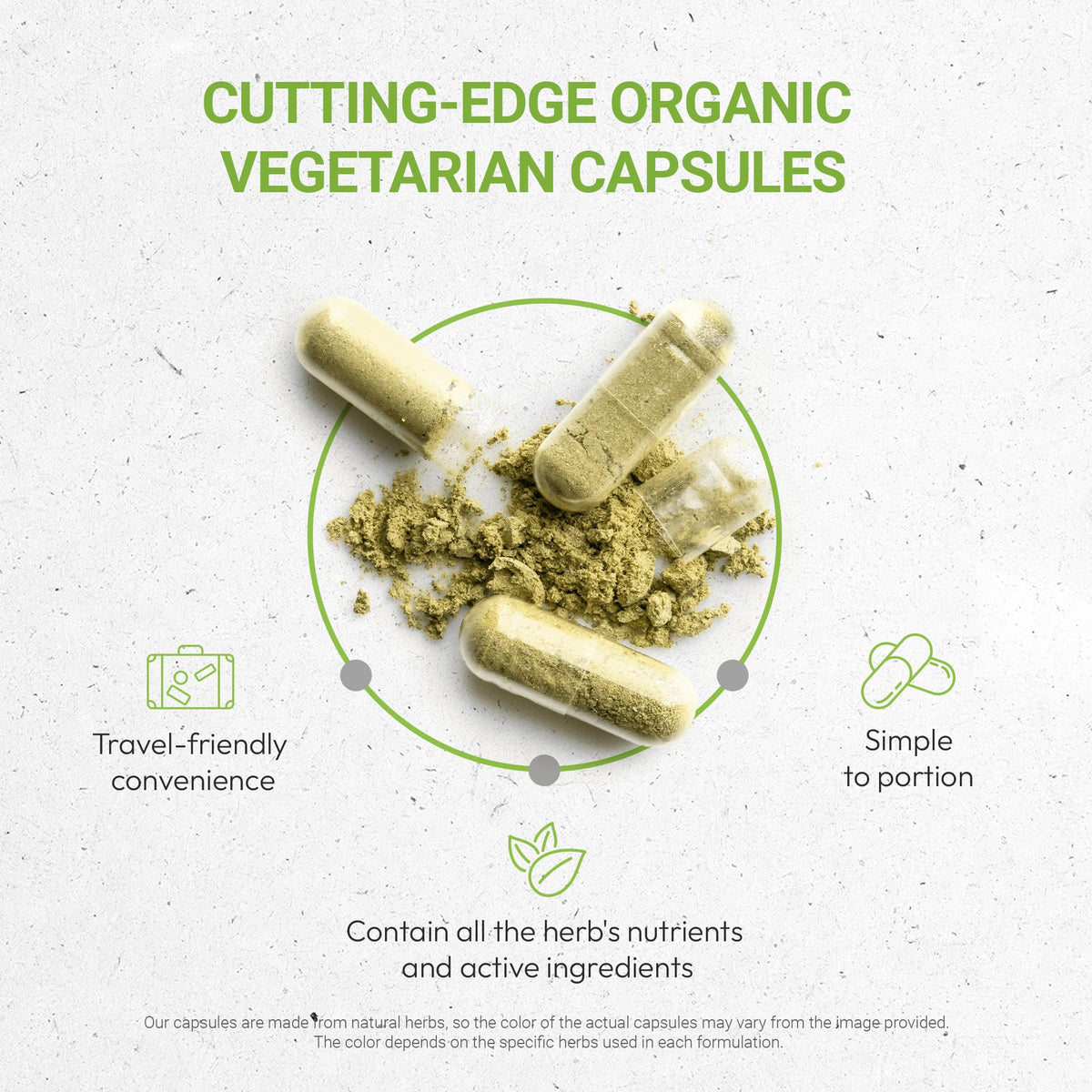 Secrets of the Tribe Thyme 60 Capsules β USDA Organic Thymus vulgaris (Toni Effect) in Vegetable Capsules