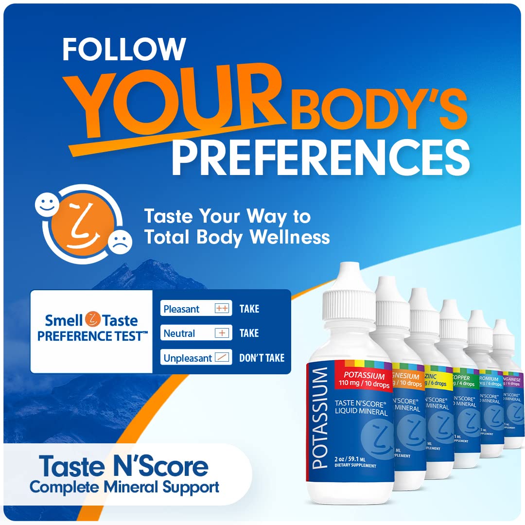Lyte Balance Taste N' Score Kit di minerali liquidi – Confezione da 6 (60 ml) | Gocce di minerali puri