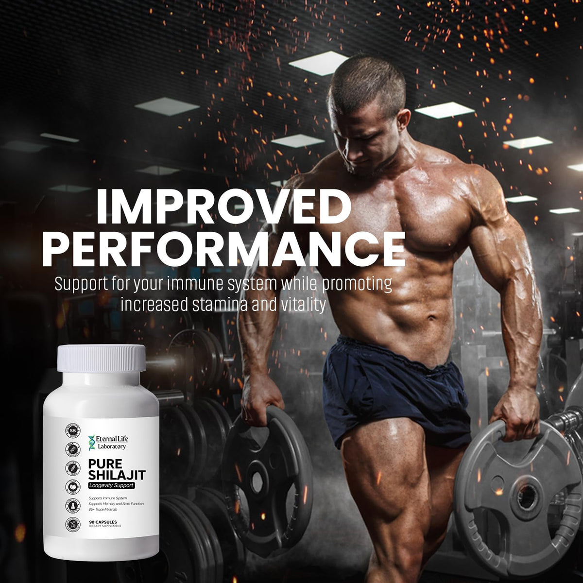 Shilajit Puro al 100% Shilajit Himalayano Biologico 1000mg | Oltre 85 Minerali