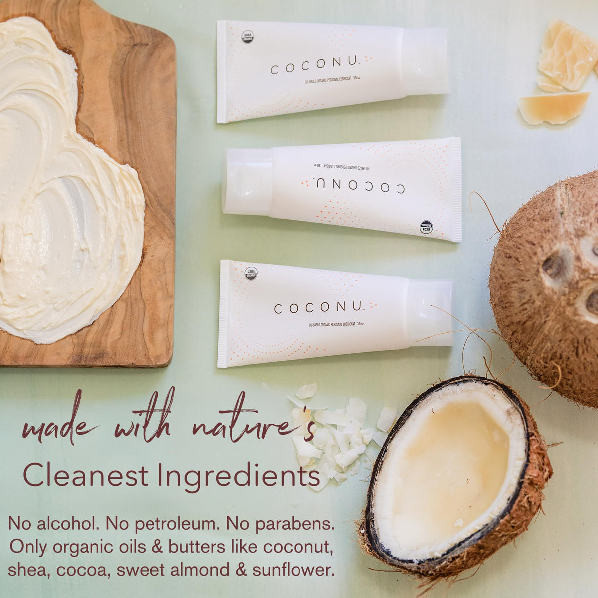 Coconu Oil Based Massage Oils | Organic Coconut Body Oil | Natural & Clean Ingredients, Body Oils for Men, Women | 3 Oz