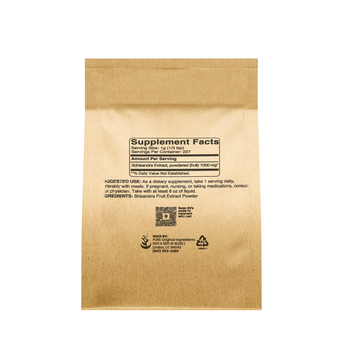 Pure Schisandra Extract Powder (8 oz) β Non-GMO, Gluten-Free