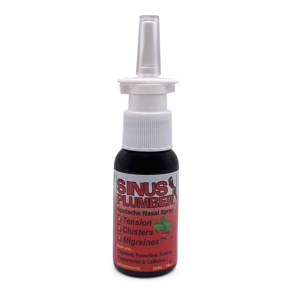 Sinus Plumber Headache Nasal Spray – Headache Formula | 100% Natural