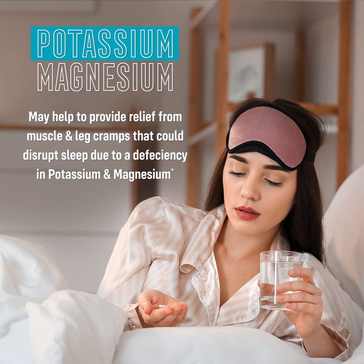 SMART FOR LIFE Potassium Magnesium Supplement β 30 Vegan Capsules | High-Absorption Mineral Complex