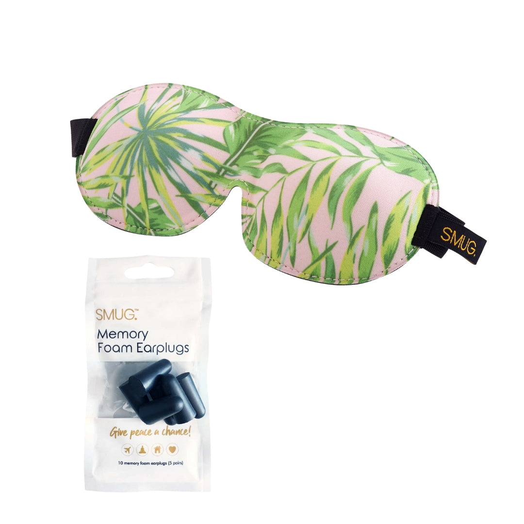 Contoured 3D Blackout Sleep Mask - Palm Print