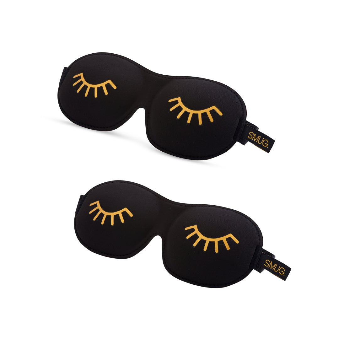Contoured Sleep Mask Twin Pack Sets - Various Designs