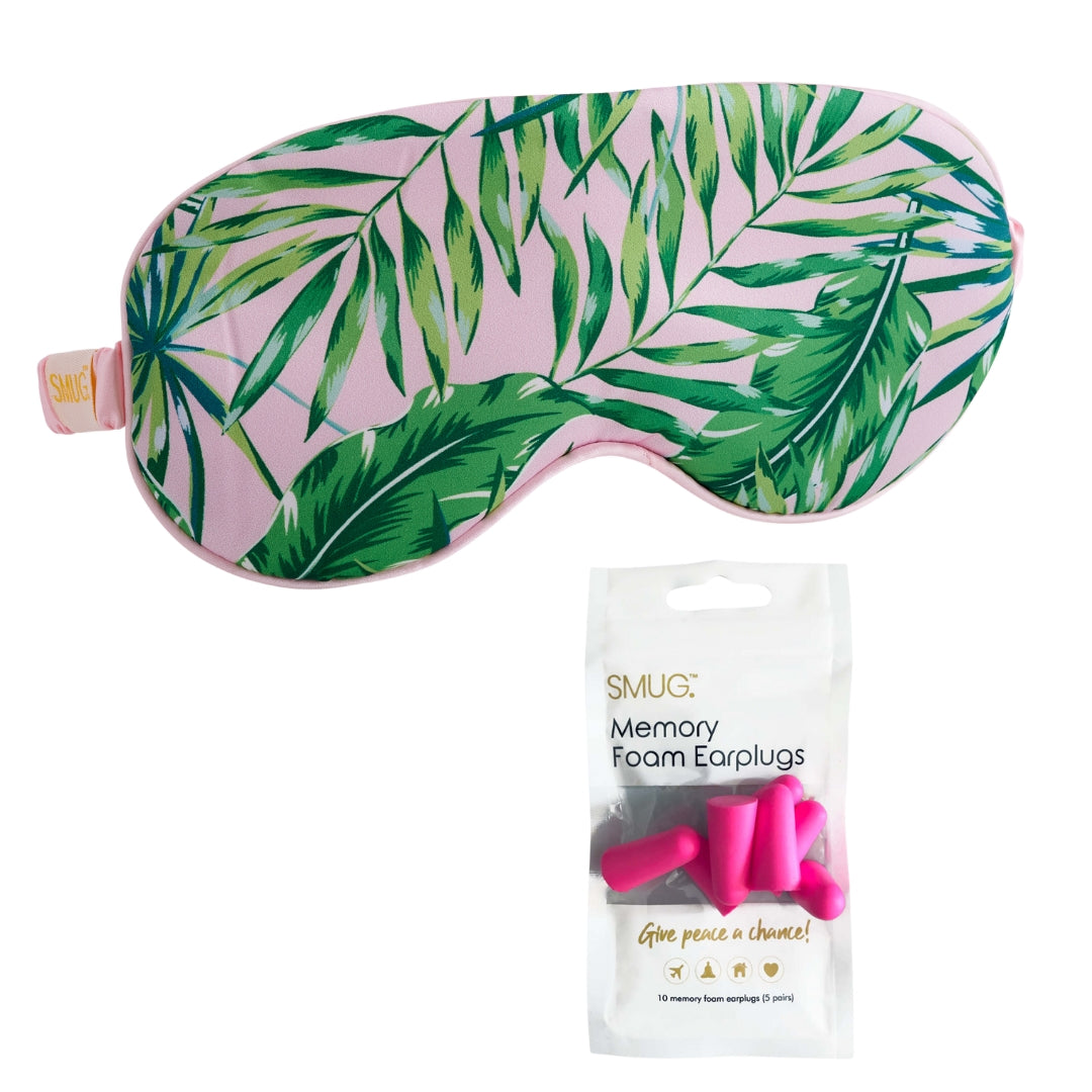 Satin Sleep Mask - Palm Print