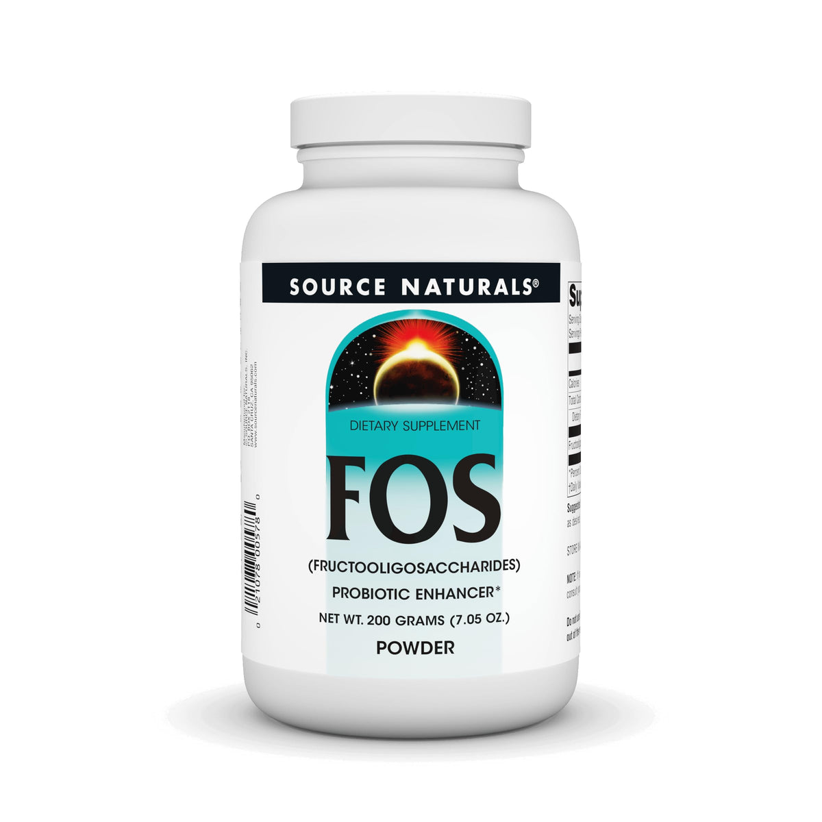 Source Naturals FOS Powder – Fructooligosaccharides Probiotic Enhancer, 200 g
