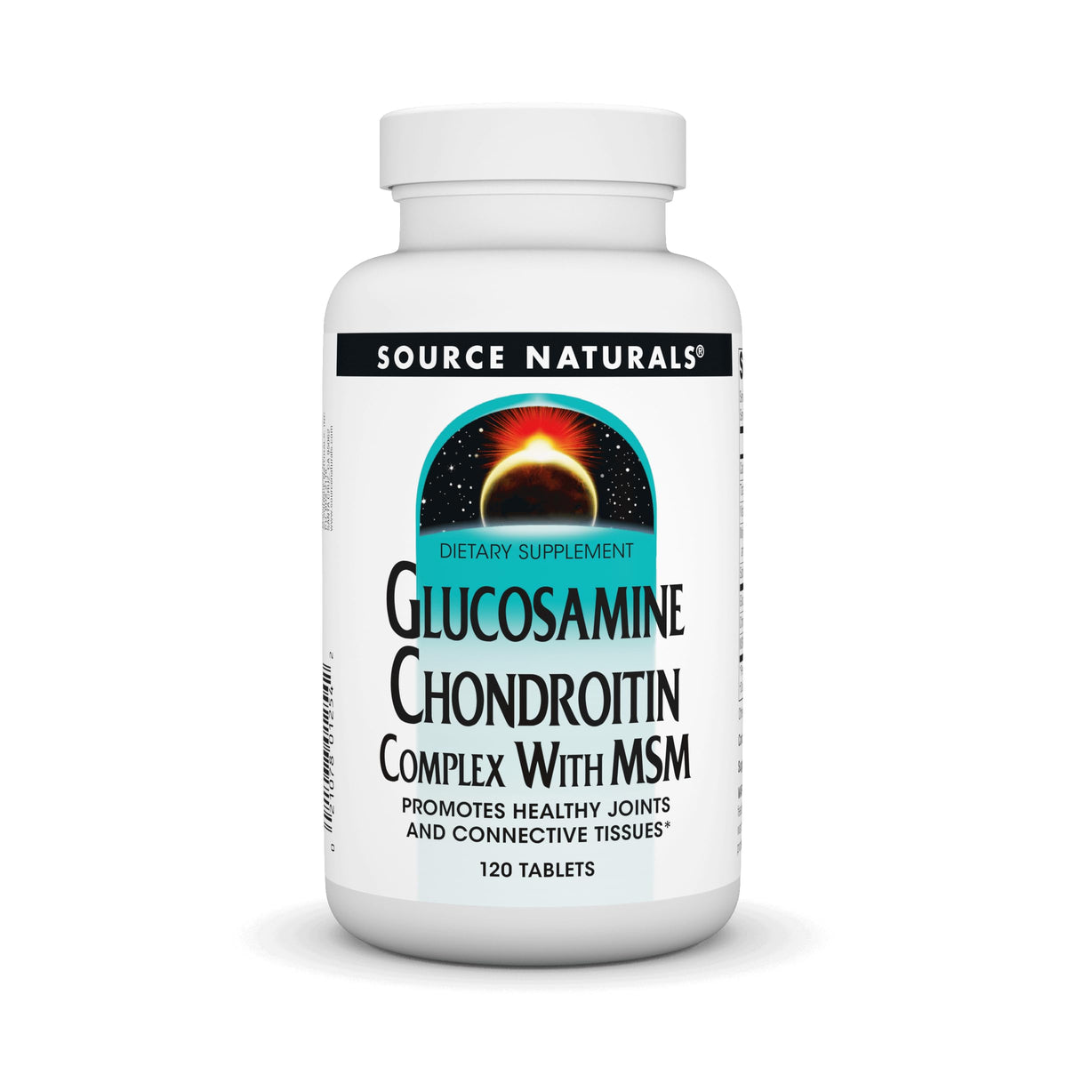 Source Naturals Glucosamine Chondroitin Complex with MSM – 120 Tablets