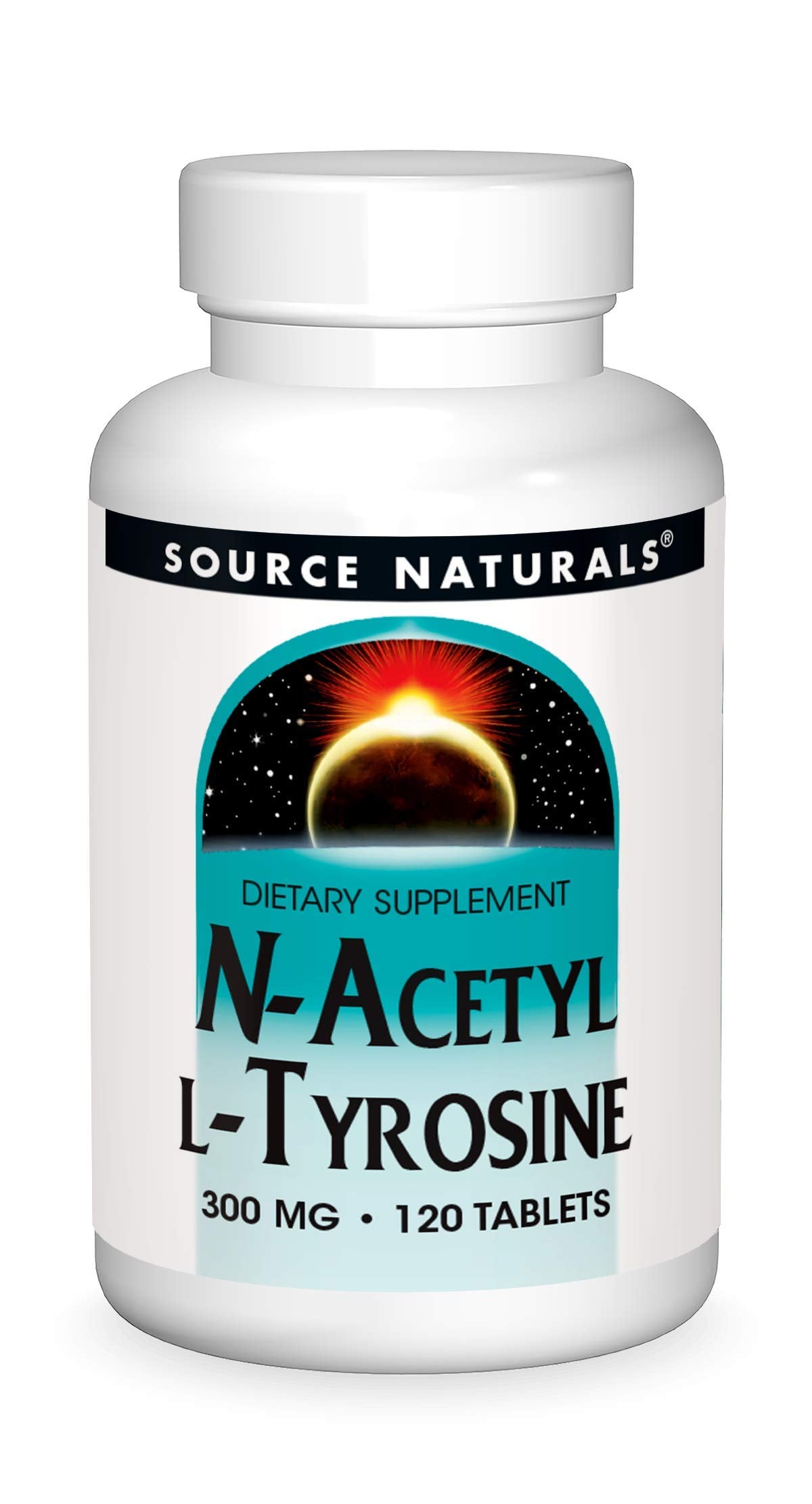 Source Naturals N-Acetyl L-Tyrosine Dietary Supplement - 120 Tablets