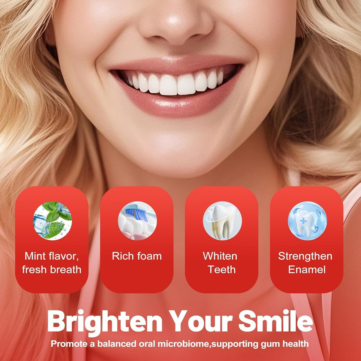 SP-6 Dentifricio Sbiancante Probiotico | Dentifricio Illuminante SP6 con 6 Probiotici