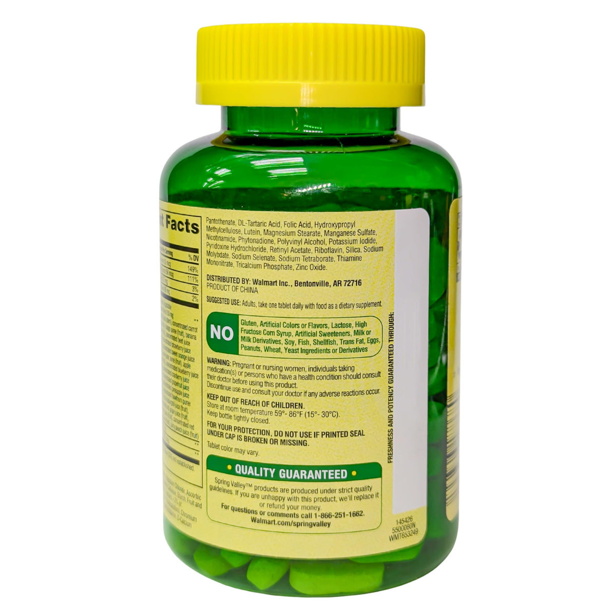 Spring Valley Women's 50+ Multi with Fruits & Vegetables - 150 Tablets