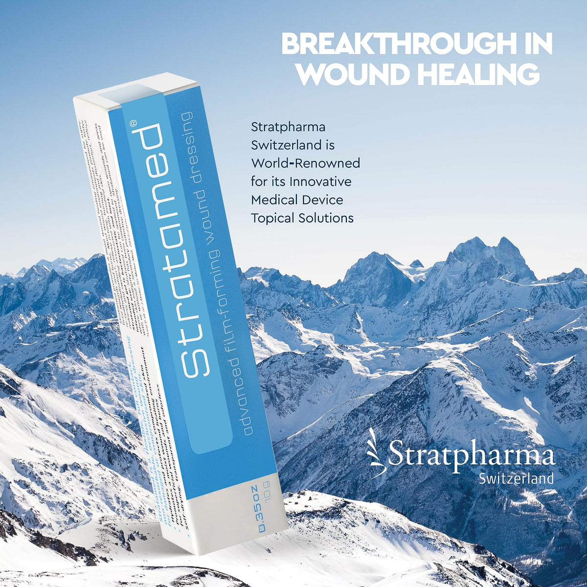Stratamed Advanced Film-Forming Wound Dressing | Flexible Protective Layer for Wounds & Early Scar Management | 50g