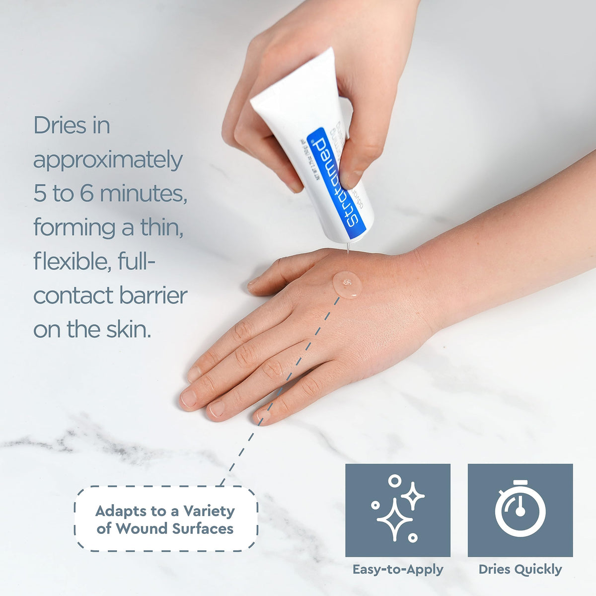Stratamed Advanced Film-Forming Wound Dressing | Flexible Protective Layer 10g
