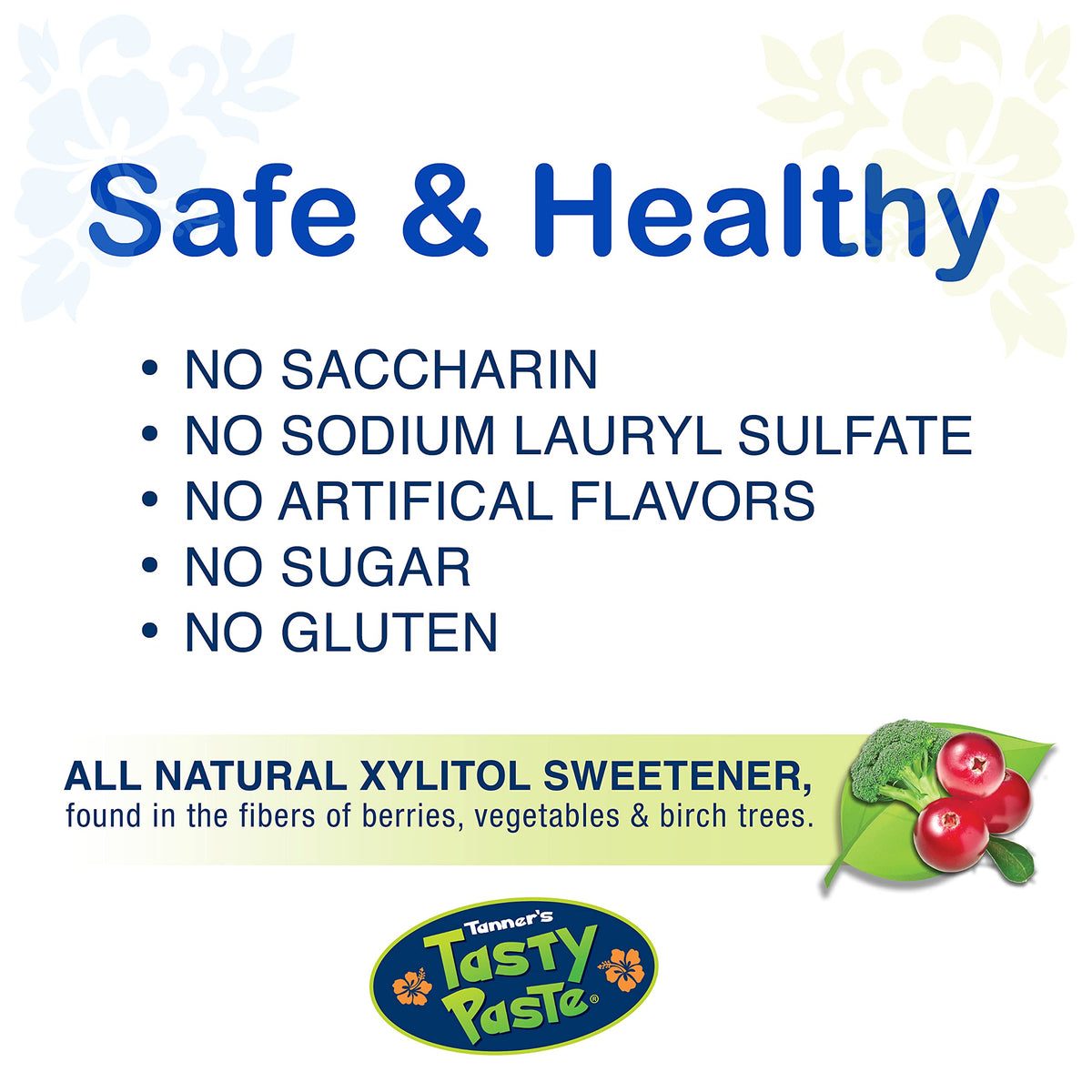 Tanner's Tasty Paste Cha Cha Chocolate Dentifricio al Fluoro Anti-Carie 120 g - Dentifricio al Cioccolato per Bambini