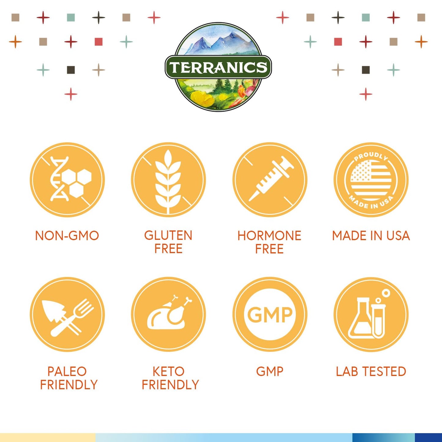 Terranics Probiotics 120 Billion CFU with Prebiotics & Digestive Enzymes | 30 Strains | Non-GMO | No Soy, Dairy & Gluten | 30 Veggie Capsules