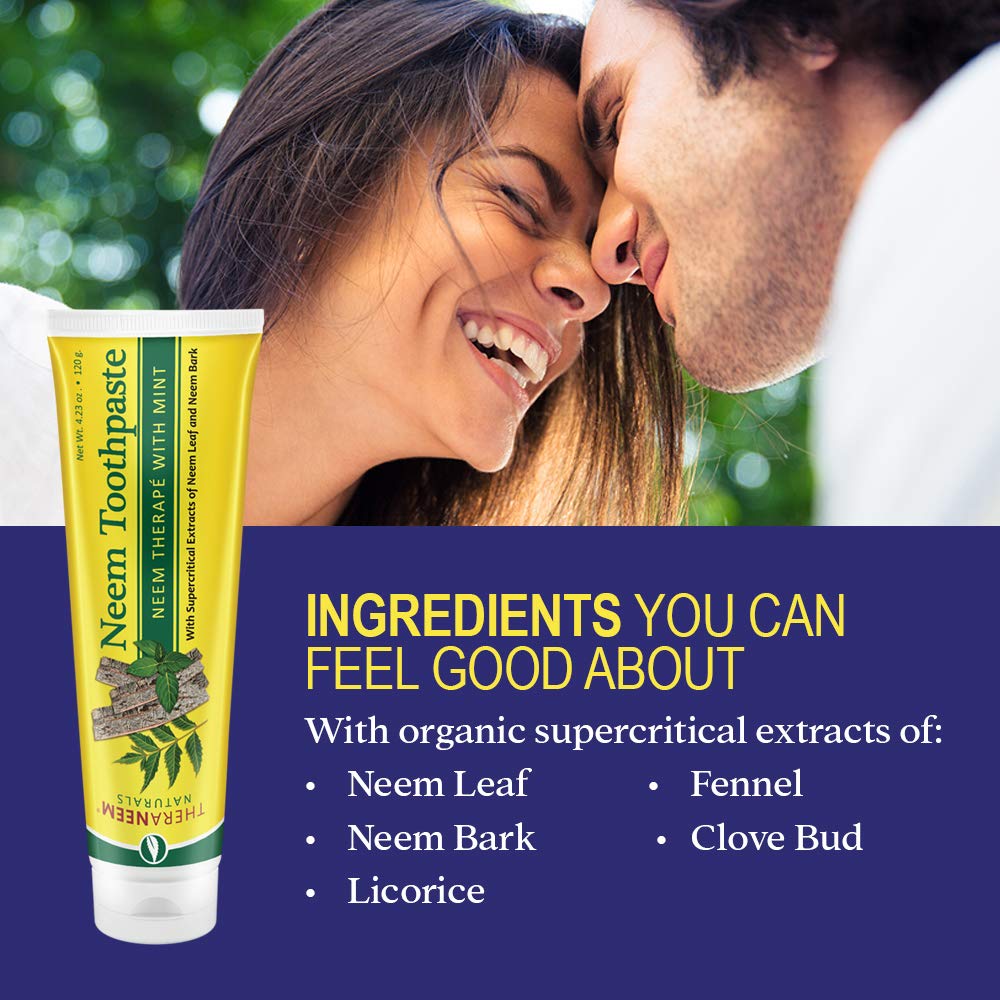 Dentifricio TheraNeem al Neem - Erboristico, Senza Fluoro (120 g)